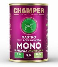 CHAMPER Gastro - Mokra karma dla psa z jagnięciną, puszka 400g