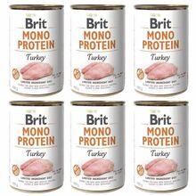 BRIT Monoprotein PAKIET 6x400g Turkey - mokra karma dla psa