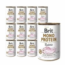 BRIT Monoprotein PAKIET 12x400g Rabbit - mokra karma dla psa