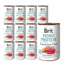 BRIT Monoprotein PAKIET 12x400g Tuna & Sweet Potato - mokra karma dla psa