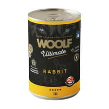 WOOLF Ultimate Dog Rabbit - mokra karma dla psa z królikiem, puszka 400g