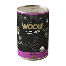 WOOLF Ultimate Dog Duck - mokra karma dla psa z kaczką, puszka 400g