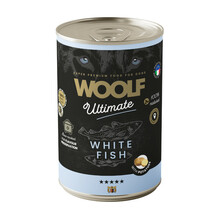 WOOLF Ultimate Dog White Fish - mokra karma dla psa z białymi rybami, puszka 400g