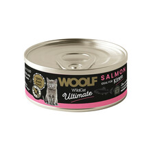 WOOLF Ultimate Cat Kitten Salmon - mokra karma dla kociąt z łososiem, puszka 85g