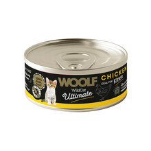 WOOLF Ultimate Cat Kitten Chicken - mokra karma dla kociąt z kurczakiem, puszka 85g