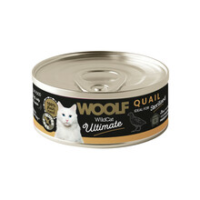 WOOLF Ultimate Quail For Adult Sterilised Cat - mokra karma dla kotów sterilizowanych z przepiórką, puszka 85g