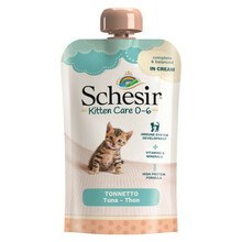 SCHESIR BABY CREAM tuńczyk - krem dla kociąt 0-6 miesiąca, saszetka 150g