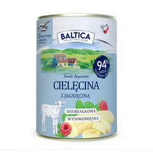 BALTICA Cielęcina z jagnięciną - Mokra karma dla psa, 400g