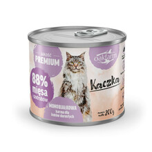 OAKFARM Kaczka - Karma dla kota, monobiałkowa, puszka 200g