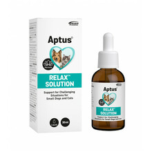 APTUS RELAX SOLUTION - Płyn uspokajający dla małych psów i kotów, 30ml