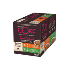 Wellness Core Small Breed Savoury Medleys Farmer Multipack, karma mokra, dla dorosłych psów małych ras, 3x 2 smaki, 6x85g/510g