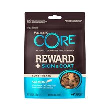 WELLNESS CORE Reward+ Skin and Coat, przysmak, dla psów dorosłych, łosoś, 170g