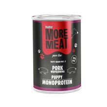 BUBAlicious More Meat Mono Pure Puppy - wieprzowina mokra karma dla szczeniąt 400g