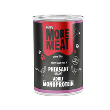 BUBAlicious More Meat Mono Pure - bażant mokra karma dla psów 400g