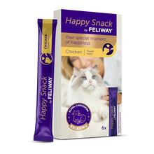 FELIWAY Happy Snack 6x15g kremowa przekąska dla kotów na stres