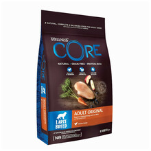 WELLNESS Core Adult Original, karma sucha, dla dorosłych psów dużych ras, kurczak, 10 kg