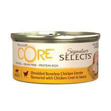 Wellness Signature Selects Shredded Chicken karma mokra, dla dorosłych kotów kurczak z wątróbką 79g puszka