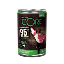 Wellness Core 95 Single Protein - mokra karma dla psów dorosłych, jagnięcina z dynią, 400g, puszka