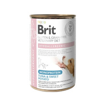 BRIT Veterinary Diets Hypoallergenic Tuna with Sweet Potato - mokra karma dla psa 400g