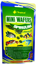 TROPICAL Mini Wafers Spirulina - doypack 90g, doypack 500g